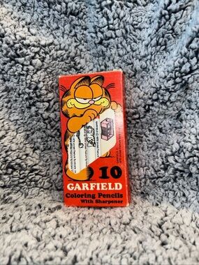 Garfield 10 Coloring Pencils with Sharpener - Orange